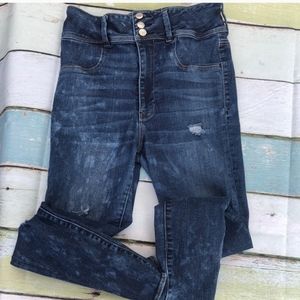 American Eagle super high rise Jeggings size 12